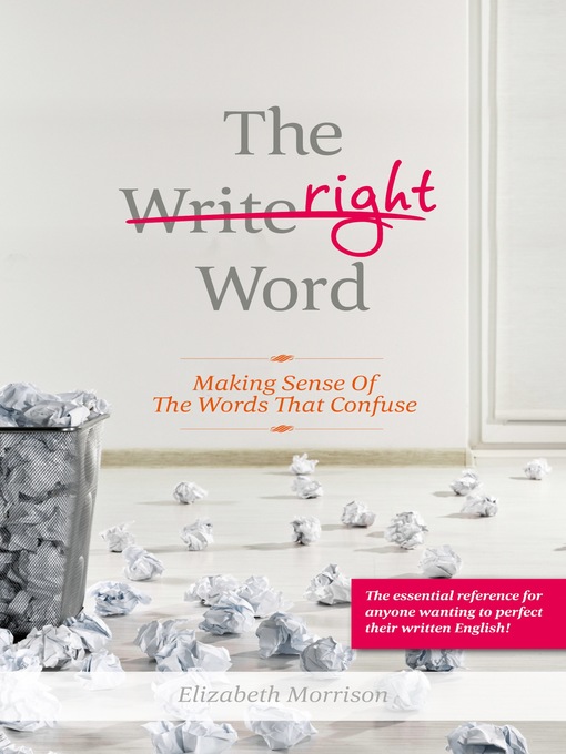 Title details for The Right Word by Elizabeth Morrison - Available